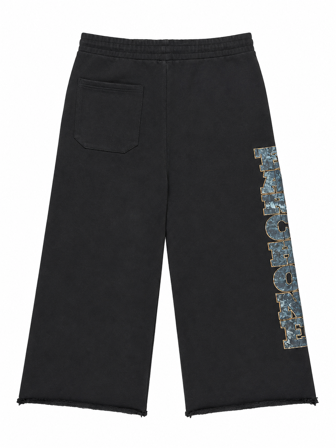 SHORT LONG FARCHONE — BLACK