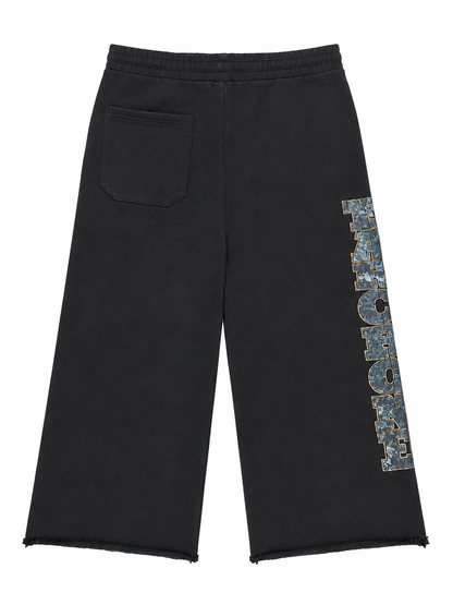 SHORT LONG FARCHONE — BLACK