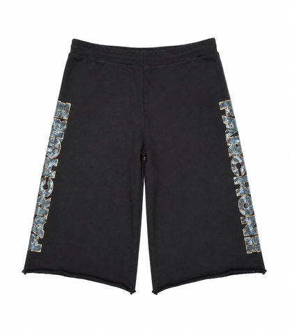 SHORT LONG FARCHONE — BLACK