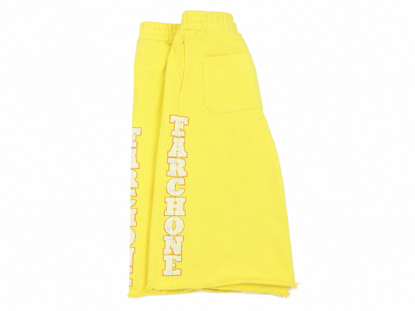 SHORT LONG FARCHONE — YELLOW